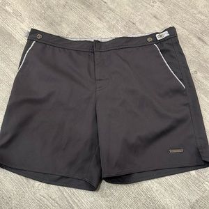 Parke & Ronen Charcoal Swim Trunks Size 32